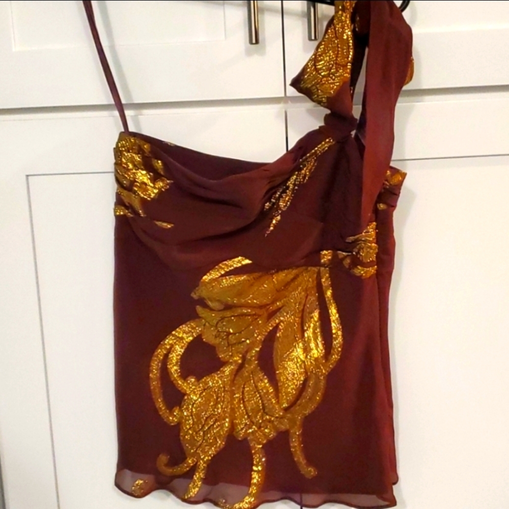 Banana Republic one shoulder top 0